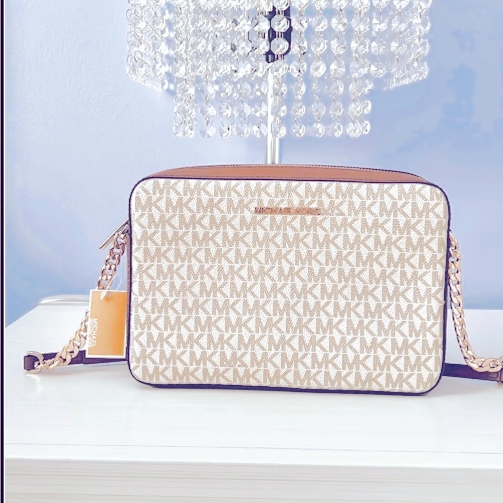 Michael Kors Jet Set Large Crossbody NEW💎 - Picture 1 of 12